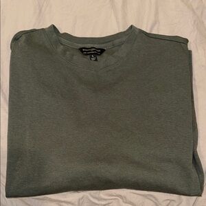 Banana Republic Men's Crewneck T-Shirt Gray Green